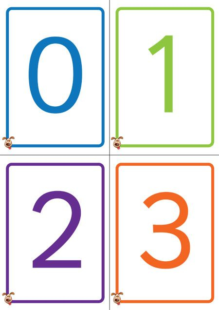 Free Printable Number Flashcards 1 50 Think Big Act 