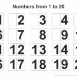 Free Printable Numbers 1 20 Free Printable