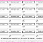 Free Printable Raffle Ticket Template Download Free