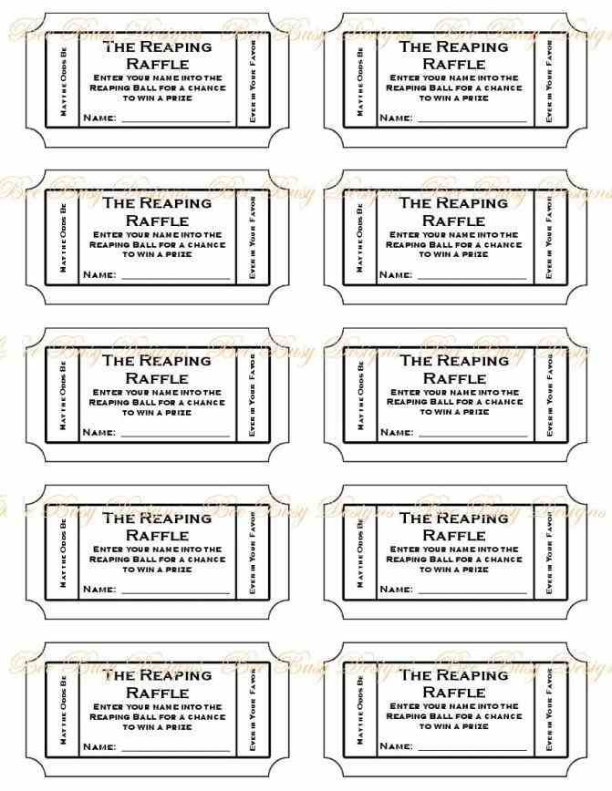 Free Printable Raffle Ticket Template Printable Numbered Free Printable Raffle Ticket Template Printable Numbered