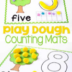 Free Printable Tree Play Dough Counting Mats 1 10