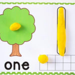 Free Printable Tree Play Dough Counting Mats 1 10