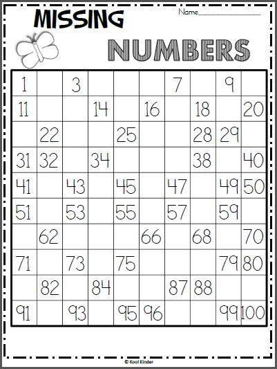 Free Spring 100s Chart Missing Numbers Worksheet Made By Free Spring 100s Chart Missing Numbers Worksheet Made By