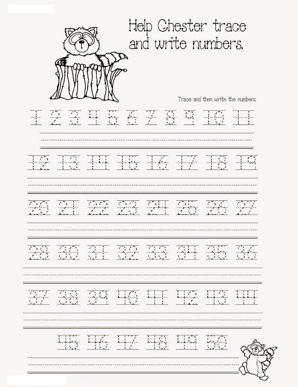 Free Tracing Numbers 1 50 K5 Education Resources The Free Tracing Numbers 1 50 K5 Education Resources The