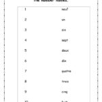 French Numbers 1 20 Printable Worksheets Printable