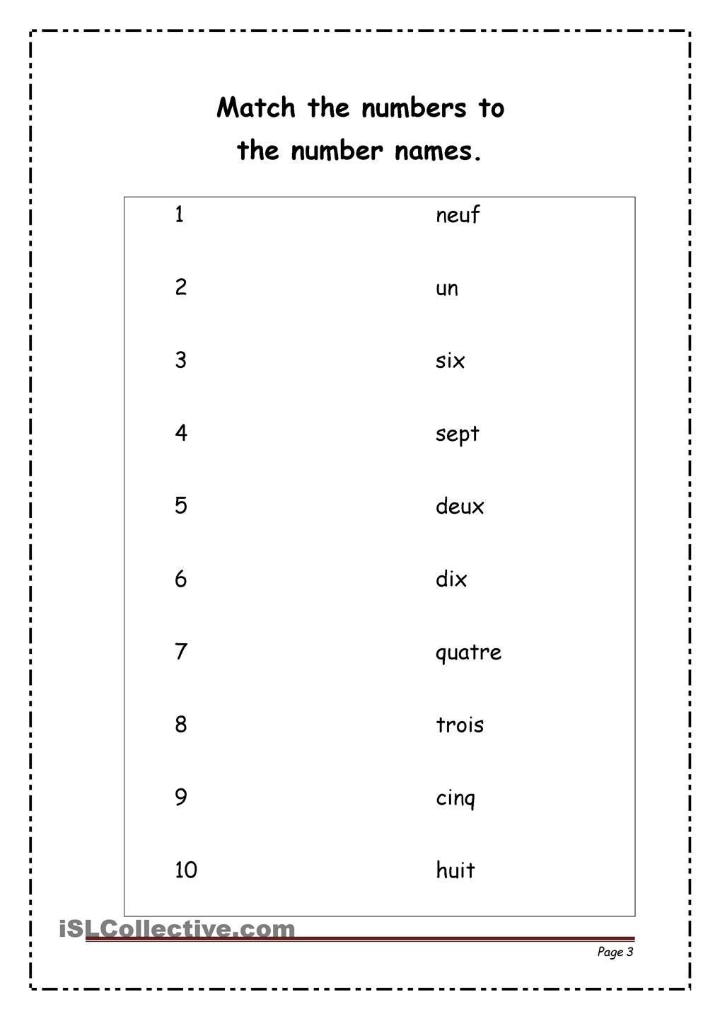 French Numbers 1 20 Printable Worksheets Printable French Numbers 1 20 Printable Worksheets Printable
