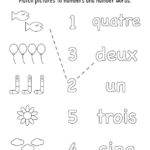 French Numbers Matching Activity 1 5 WordUnited