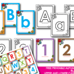 HoneyBops Free Printable Alphabet Mini Flash Card Set