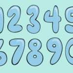 How To Draw Bubble Numbers Bubble Numbers Bubble