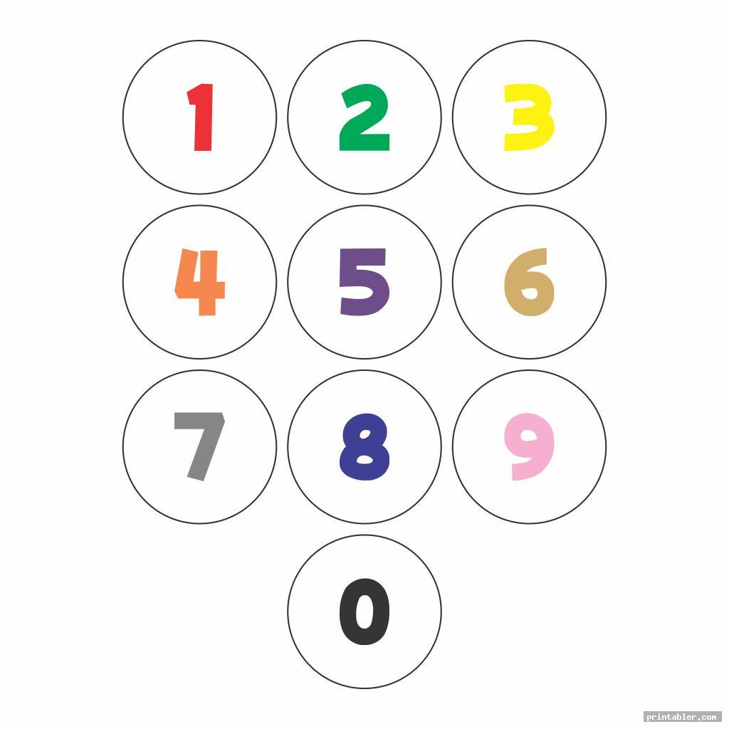 Large Printable Numbers 0 9 Gridgit