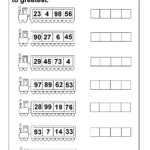 Least To Greatest Numbers 4 Worksheets Matematica Per