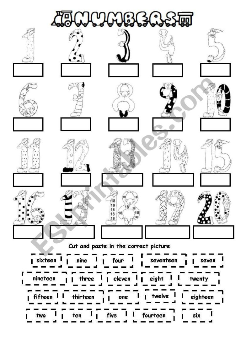 Les Chiffres French Numbers Infographic To Use In A