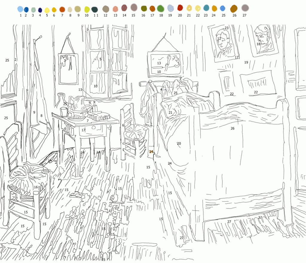 Make A Van Gogh Paint By Numbers Artwork Paint By Number Make A Van Gogh Paint By Numbers Artwork Paint By Number