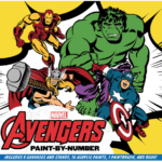 Marvel The Avengers Paint by Number Kit Joe Corroney
