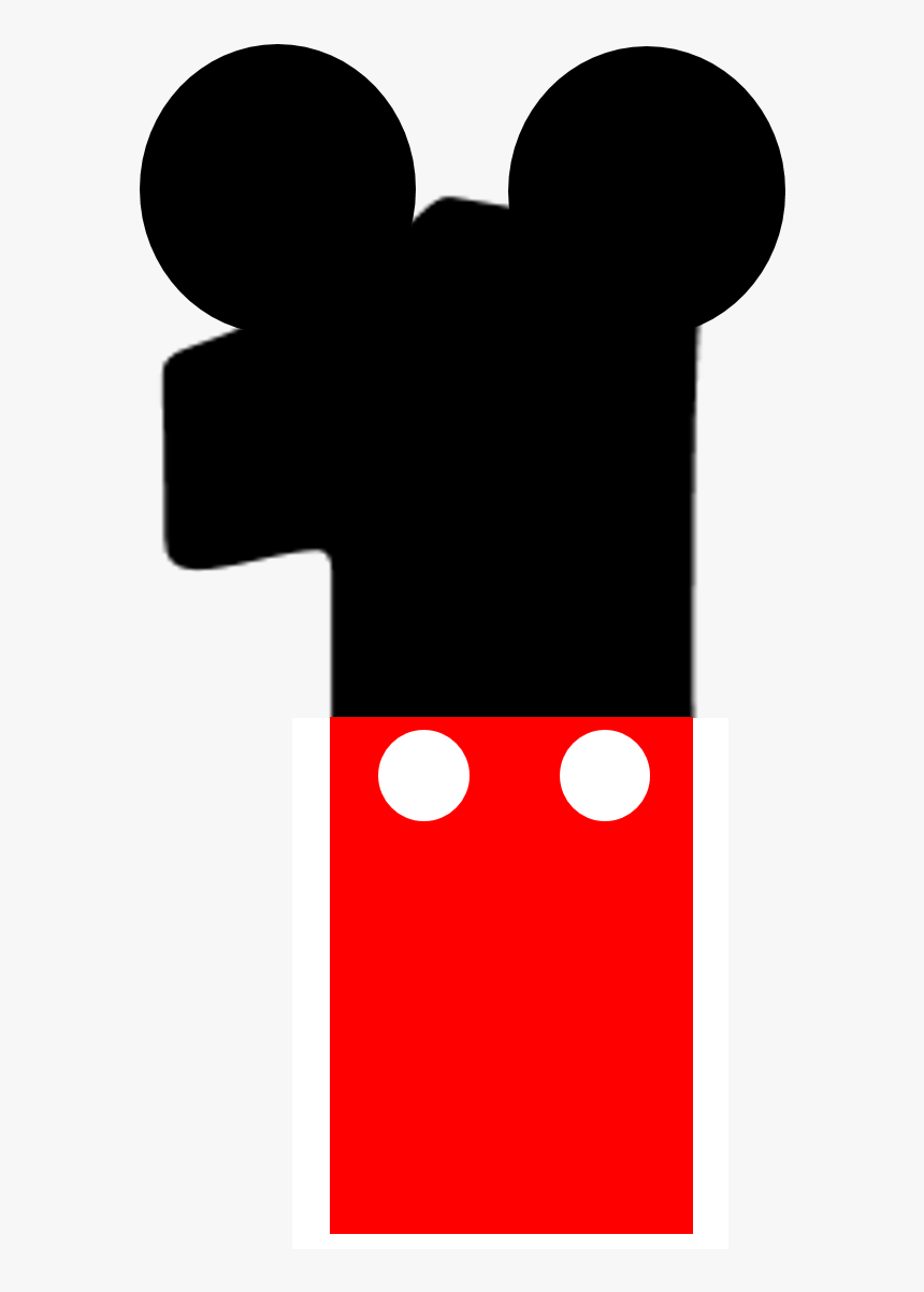 Mickey Mouse Number 1 Png Clip Art Black And White 