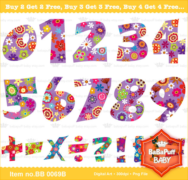 My Creative Design Artwork Printable Numbers