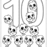 Number 10 Preschool Printables Free Worksheets And