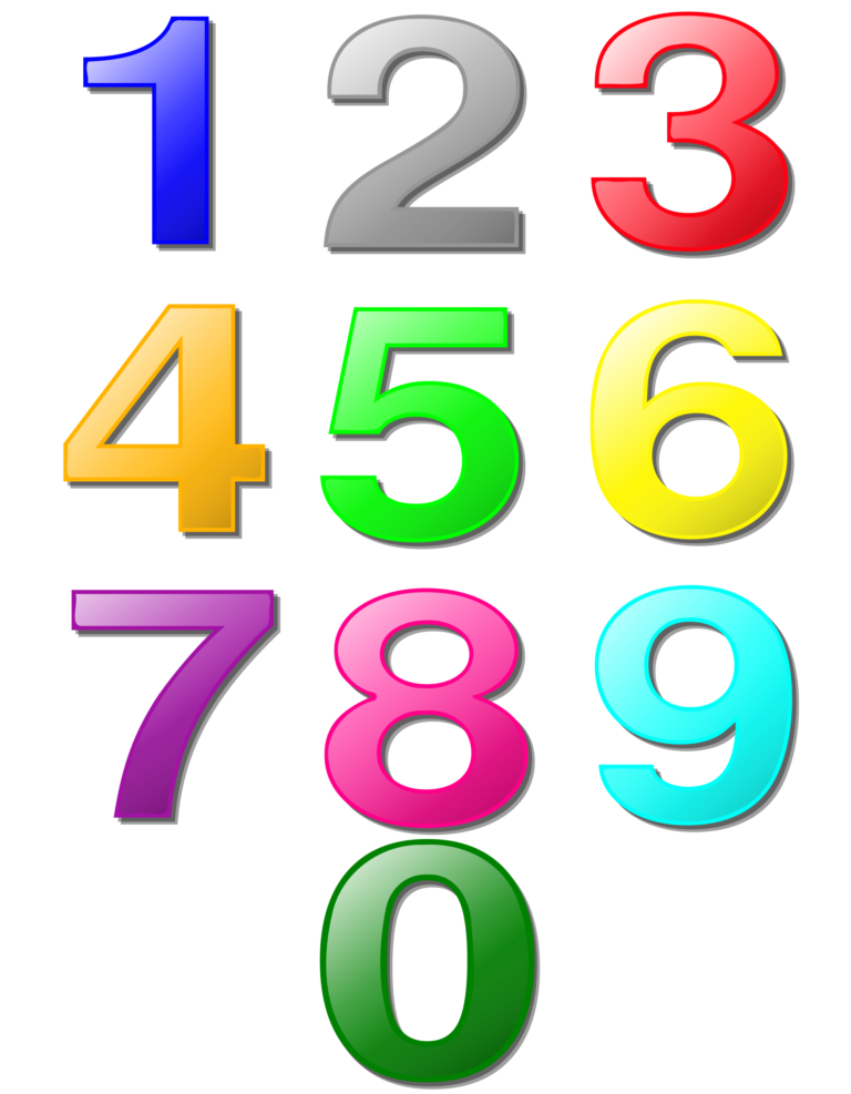 Number Clipart Printable Number Printable Transparent