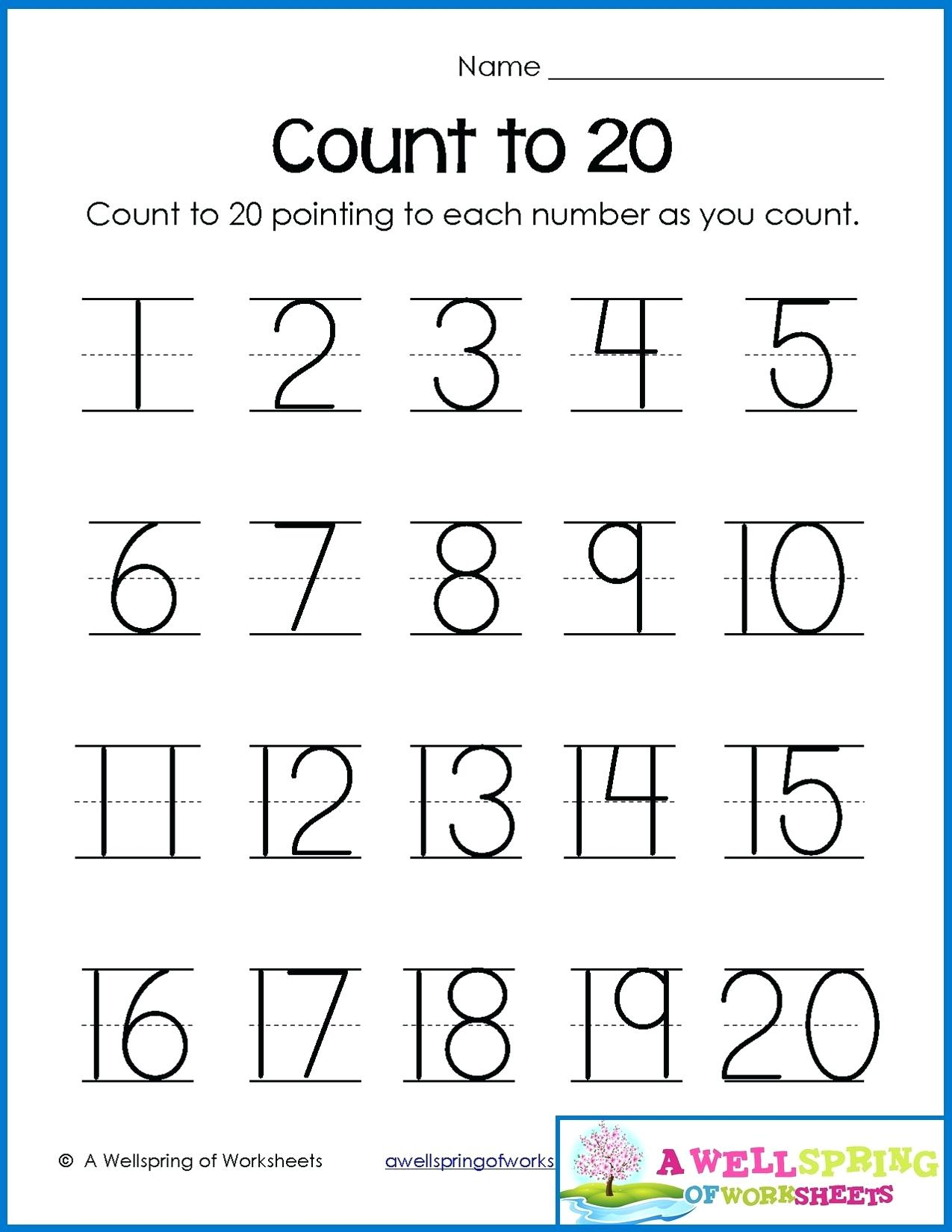 Number Tracing Worksheets 1 20 Pdf Free NumbersWorksheet