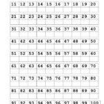 Number Worksheets 1 100 Writing Numbers Number