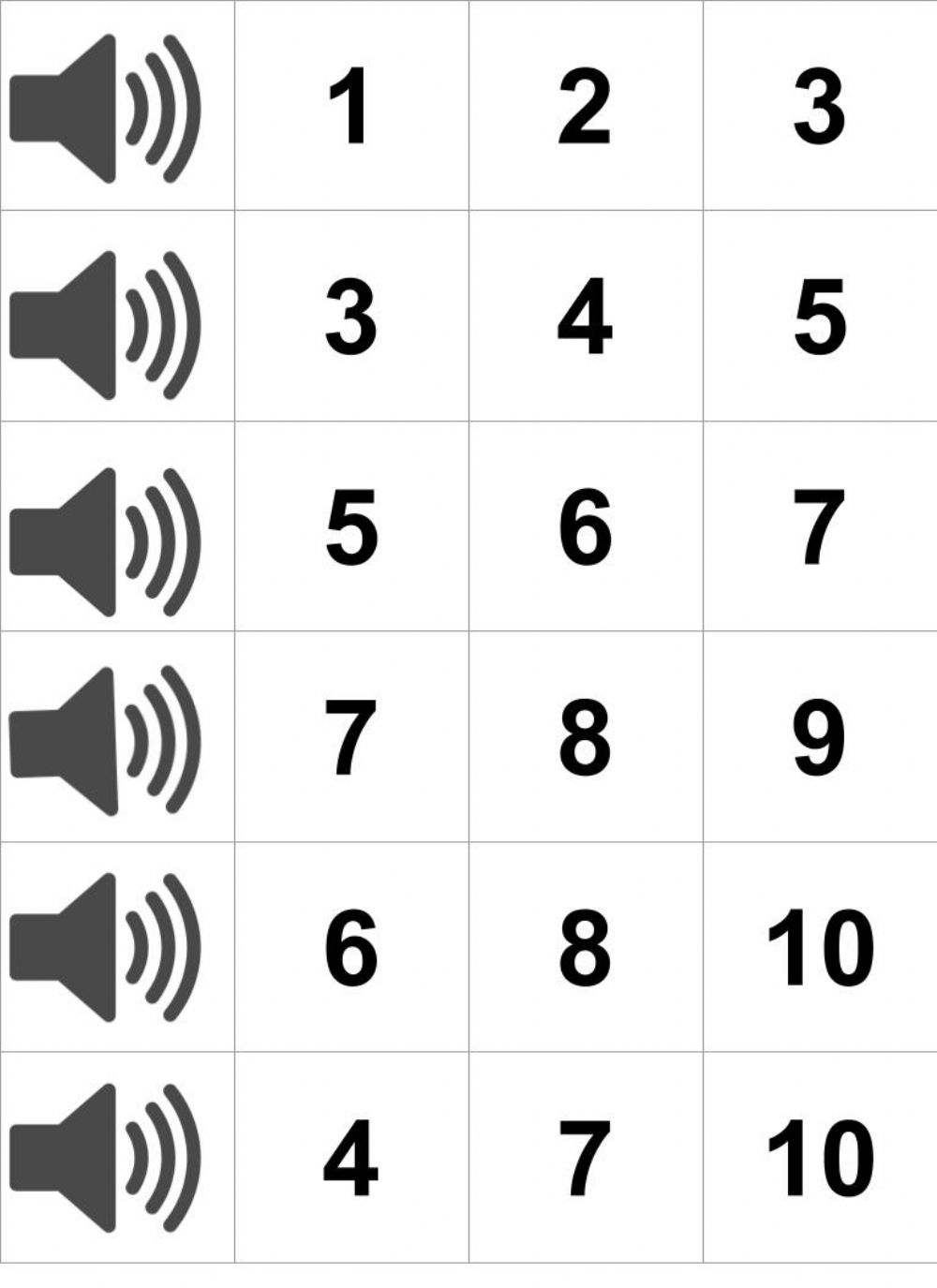 Numbers 1 10 In Chinese Worksheet