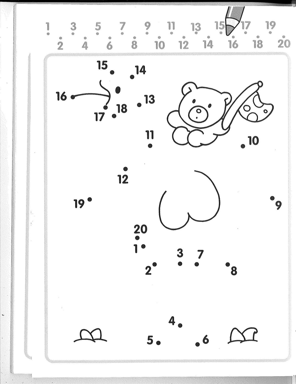 Numbers 1 20 Dot To Dot Numbers 1 20 Dot to dot