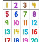 Numbers 1 20 Write The Numbers Worksheet