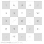 Numbers 1 25 Bingo Cards To Download Print And Customize