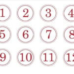 Numbers 1 31 For Calendar Calendar Printables Free Templates