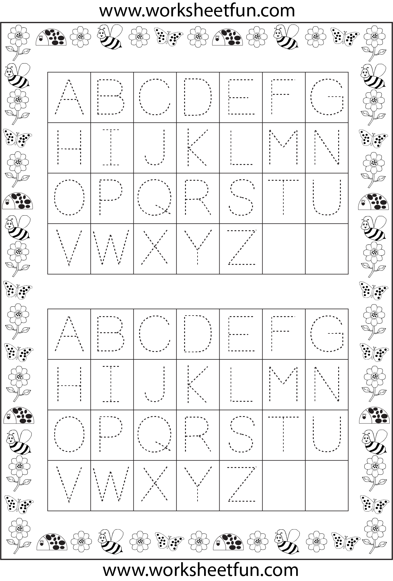 Oodles Of Letter And Number Tracing Sheets 