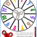 Ordinal Numbers ESL Printable Fidget Spinner Game