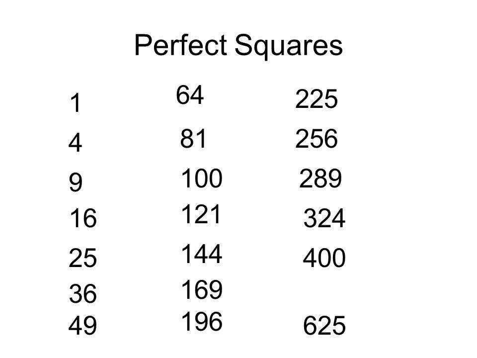 Perfect Squares Worksheet Homeschooldressage