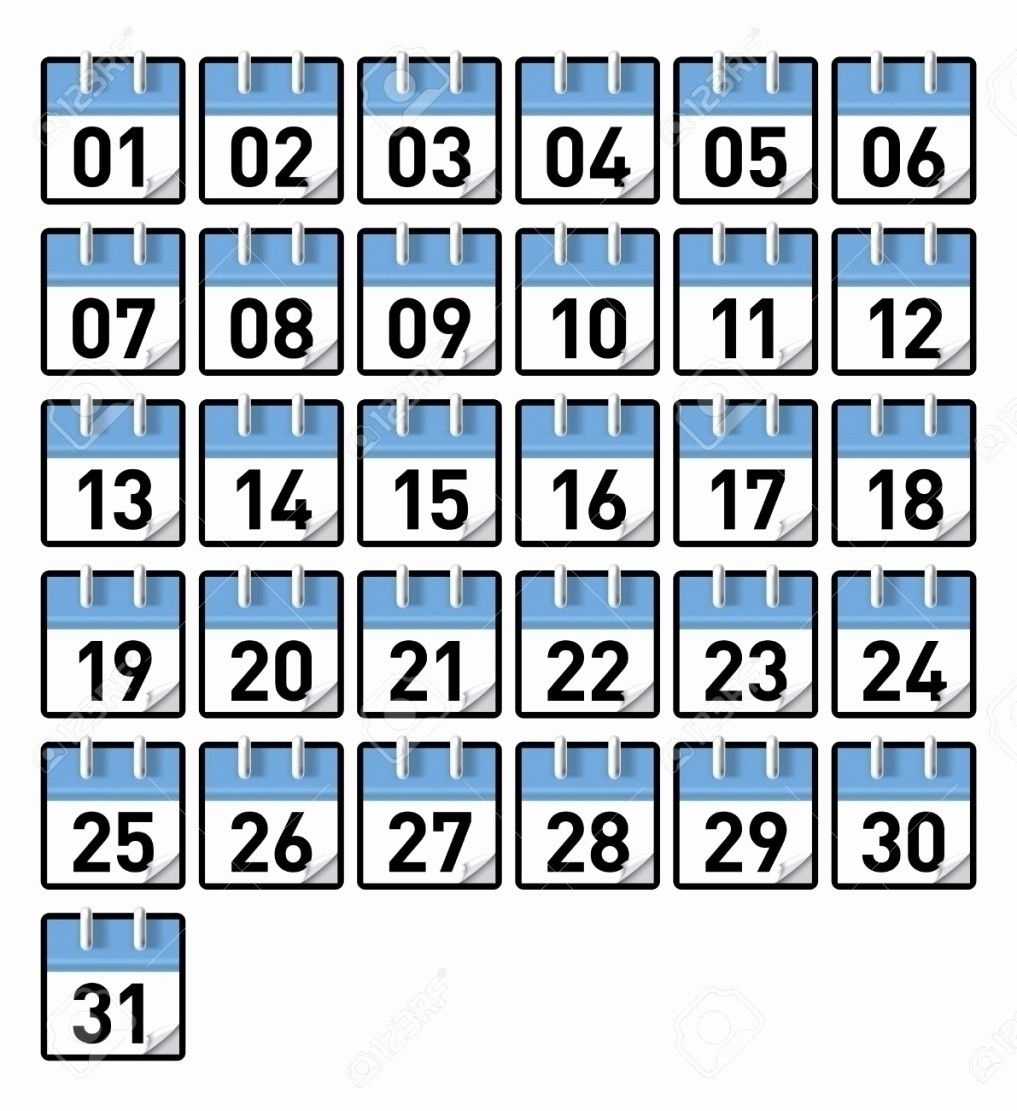 Pick Ordinal Numbers 1 31 Printable Best Calendar Example