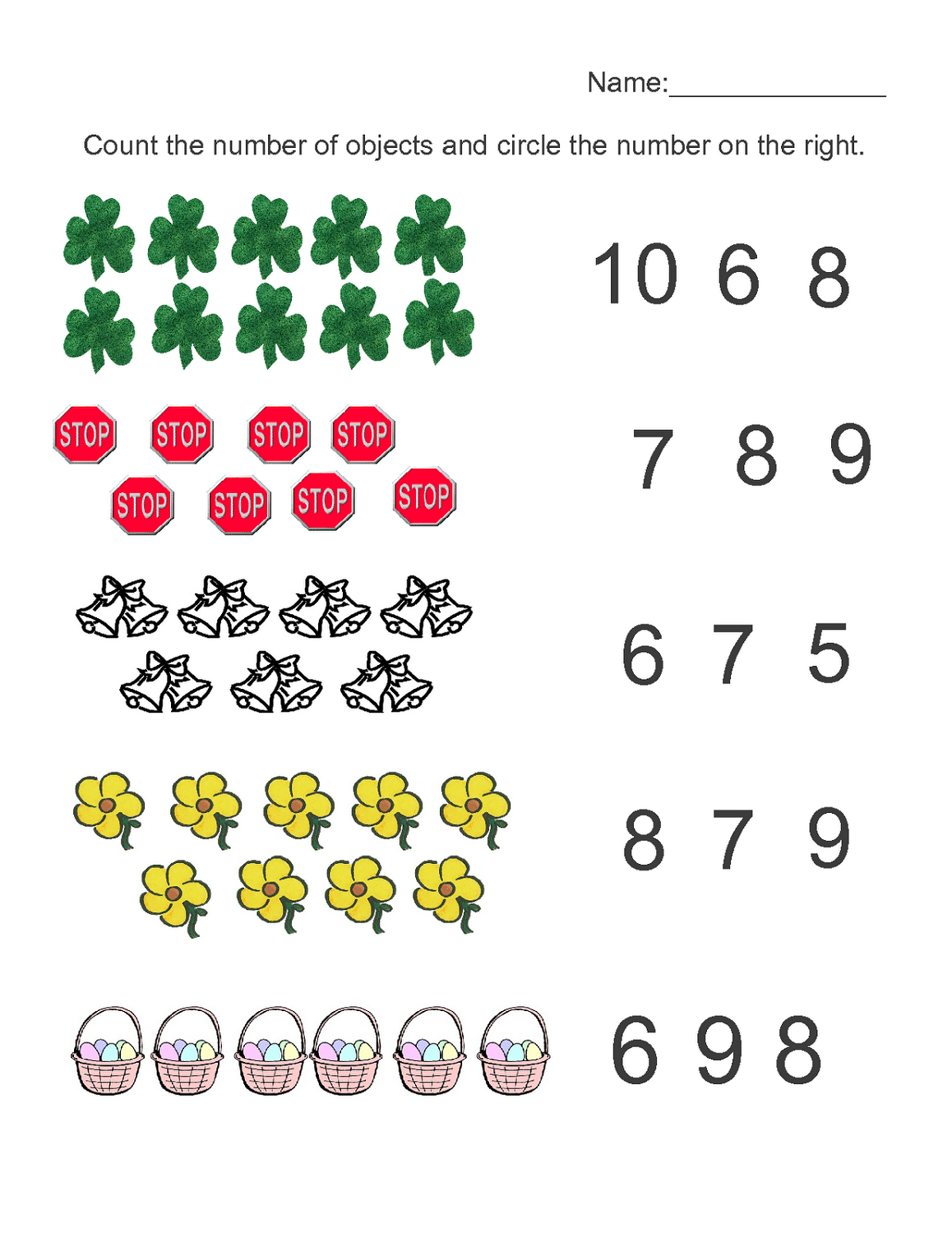 Preschool Counting Worksheets 1 20 NumbersWorksheet Preschool Counting Worksheets 1 20 NumbersWorksheet
