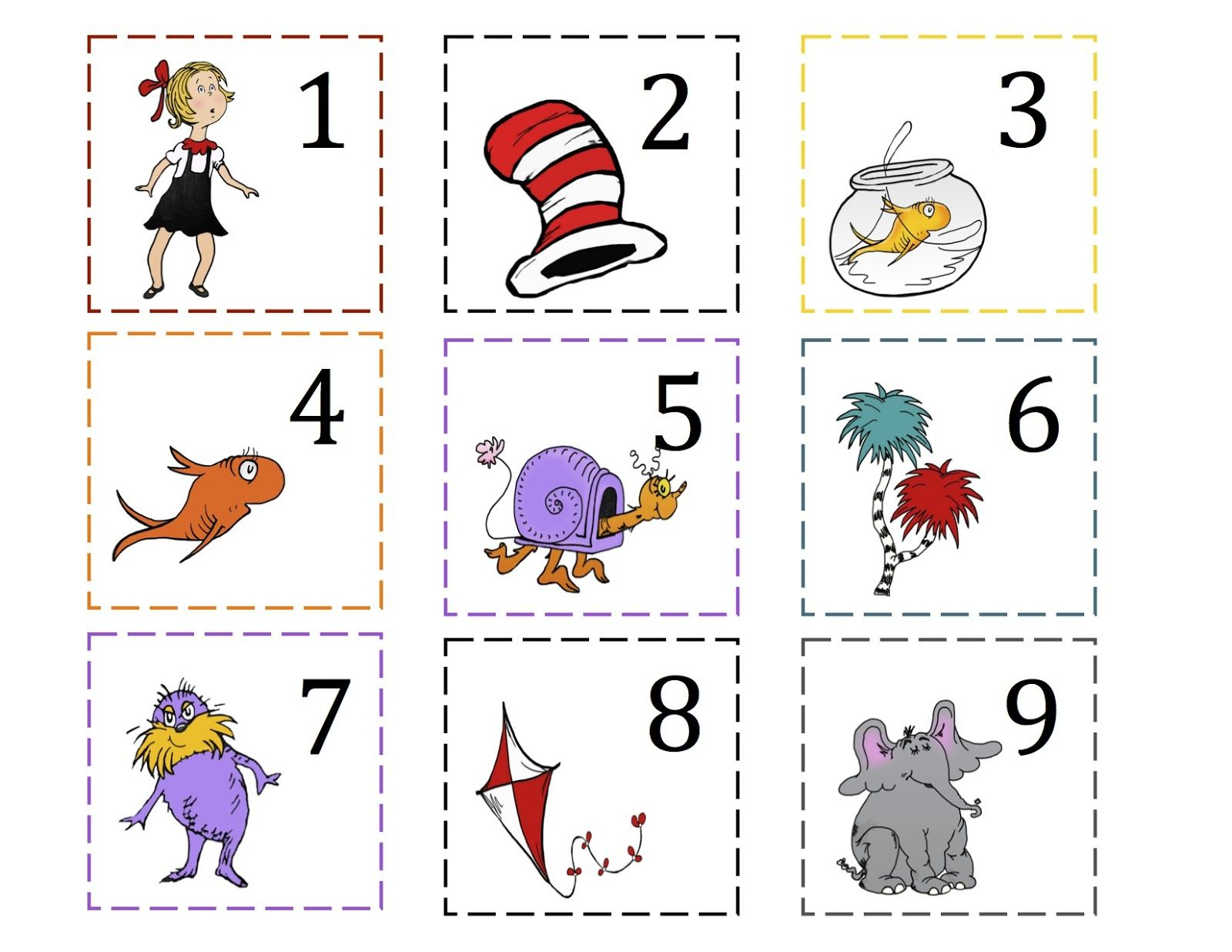 Preschool Printables That Cat Number Cards 1 100 Dr 