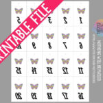 Printable LLR Butterfly Facebook Live Sale Reverse