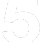 Printable Number 5 Free Printable Numbers Number