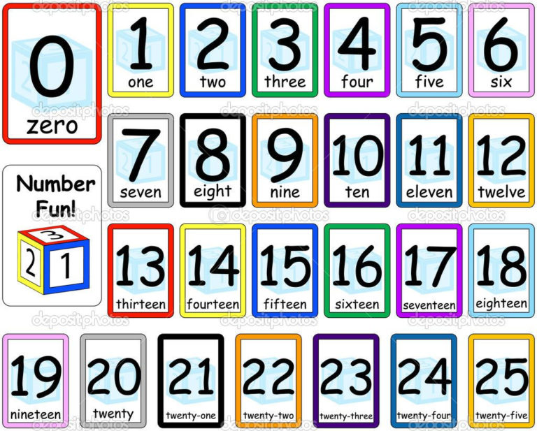 Printable Number Flash Cards 0 100 Number Flashcards