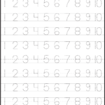 Printable Number Tracing Worksheets 1 100