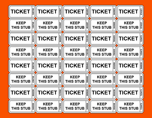 Printable Numbered Tickets Free Download Them Or Print Printable Numbered Tickets Free Download Them Or Print