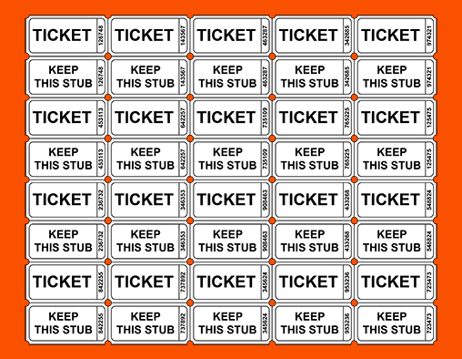 Printable Numbered Tickets Free Download Them Or Print