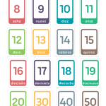 Printable Spanish Number Flash Cards