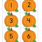 Pumpkins ordering Numbers Fall Preschool Activities