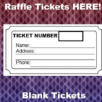 Raffle Ticket Template 8 Blank Raffle Tickets Per Page Party