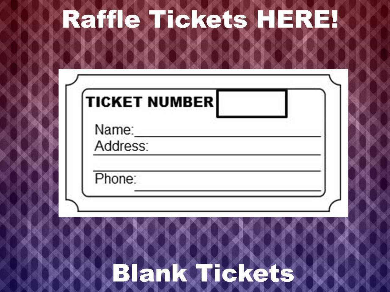 Raffle Ticket Template 8 Blank Raffle Tickets Per Page Party