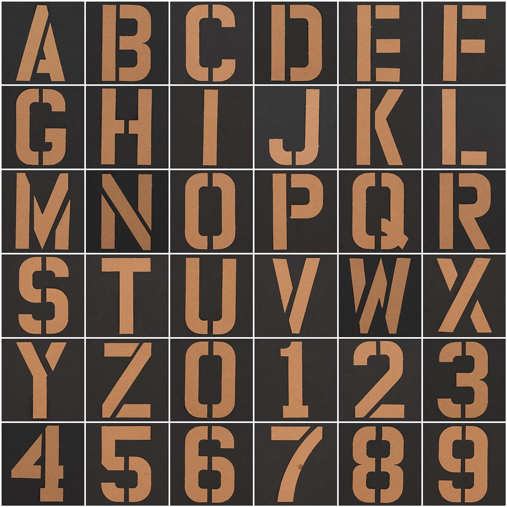 Stencil Letters Numbers A Photo On Flickriver Stencil Letters Numbers A Photo On Flickriver