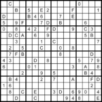 Sudoku With Letters And Numbers The Daily Sudoku