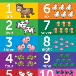 Toddler Learning Poster Kit 10 Large Educational Wall