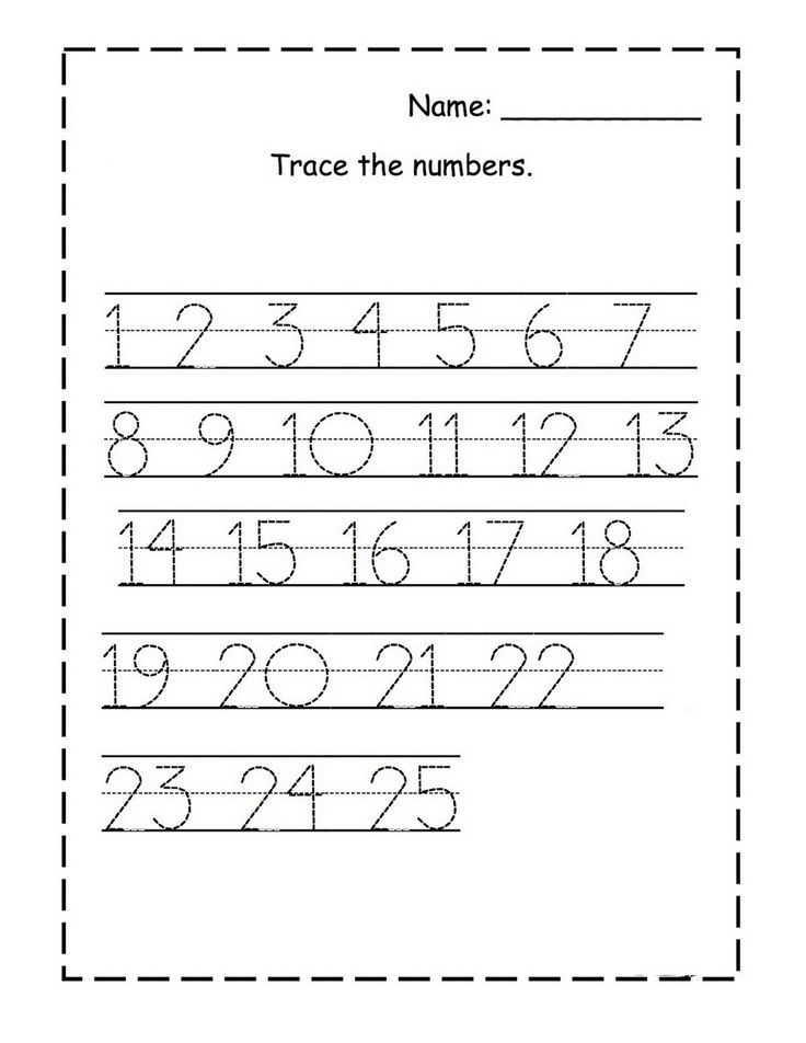 Tracing Numbers For KG Numbers Preschool Dr Seuss 