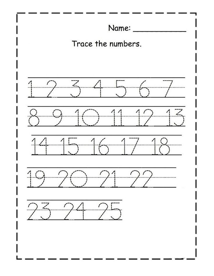 Tracing Numbers For KG Numbers Preschool Dr Seuss